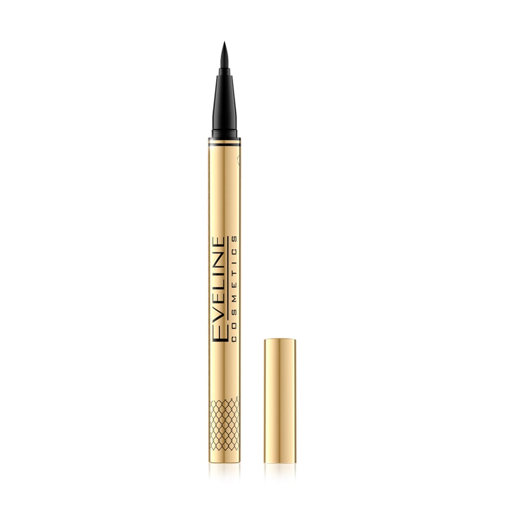 Водостійка підводка-фломастер для очей Eveline Cosmetics Waterproof Eyeliner Variete, Black, 7 мл